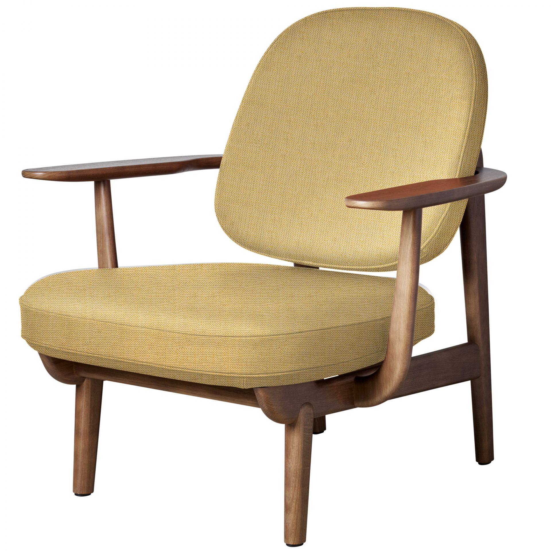 Fred Chaise Lounge chêne teinté foncé Fritz Hansen